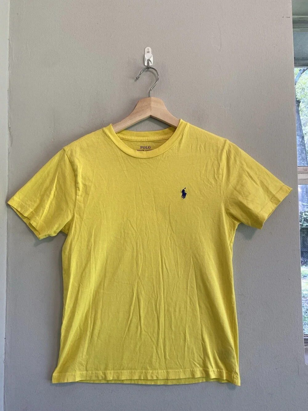 Polo Ralph Lauren Boys Yellow Cotton T-Shirt M 10-12
